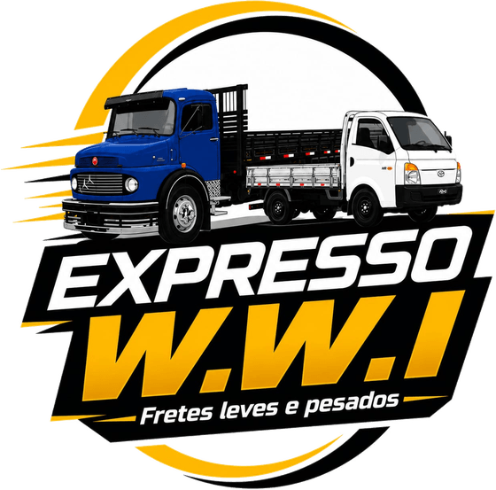 Logotipo Expresso W.W.I Transportes — fretes leves e pesados